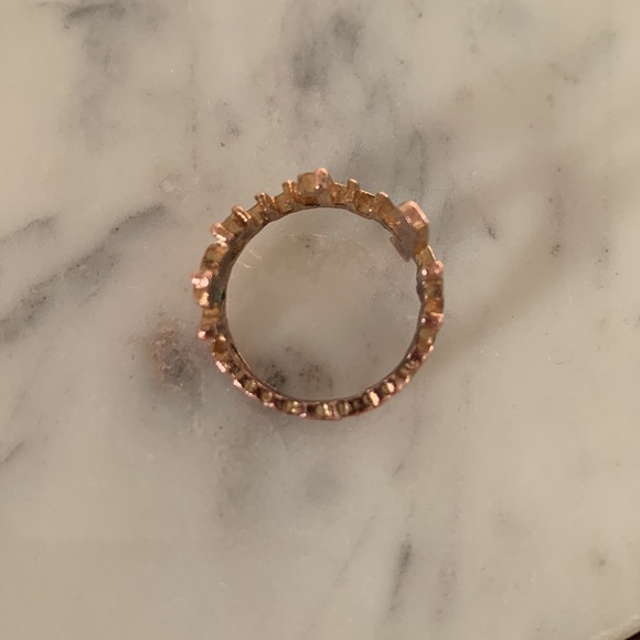 3/$25 ⭐️ Futuristic Mermaid Rose Gold Ring Size 7 - Picture 3 of 4